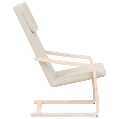 Sedia Relax Crema in Tessuto | homemem39