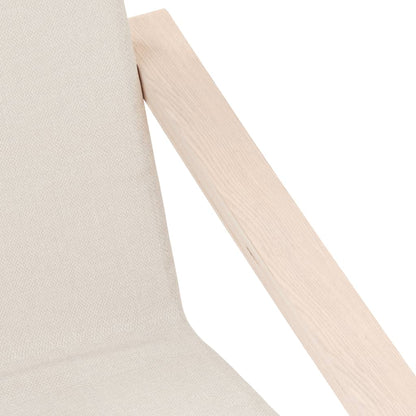 Sedia Relax Crema in Tessuto - homemem39