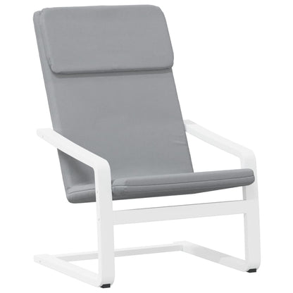 Sedia Relax Grigio Chiaro in Tessuto | homemem39