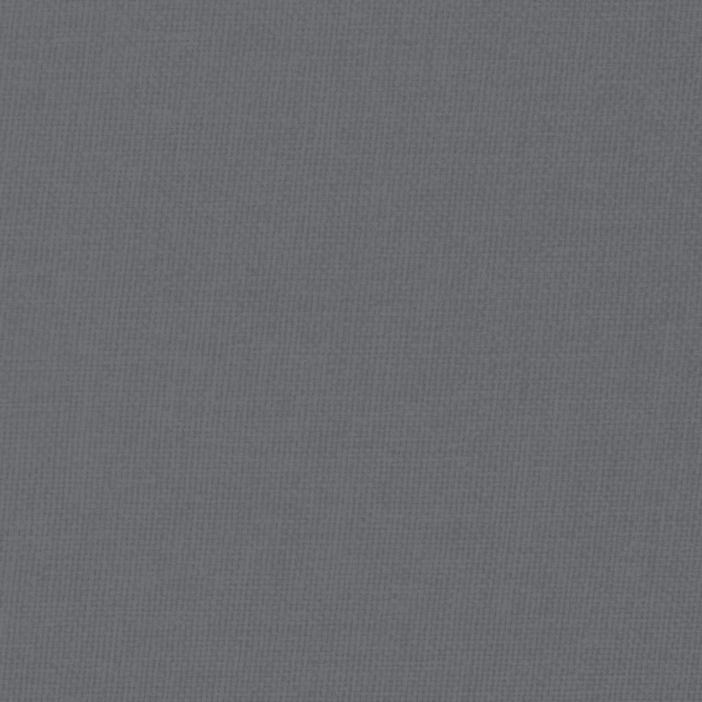 Sedia a Dondolo Grigio Scuro in Tessuto