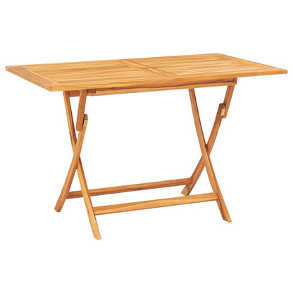 Set da Pranzo per Giardino 5 pz in Legno Massello di Teak - homemem39