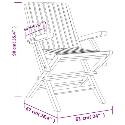Set da Pranzo da Giardino 7 pz in Legno Massello di Teak | homemem39