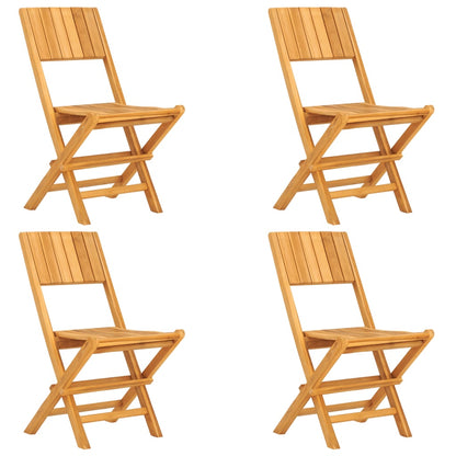 Set da Pranzo per Giardino 5 pz in Legno Massello di Teak - homemem39