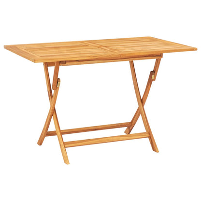 Set da Pranzo per Giardino 5 pz in Legno Massello di Teak - homemem39