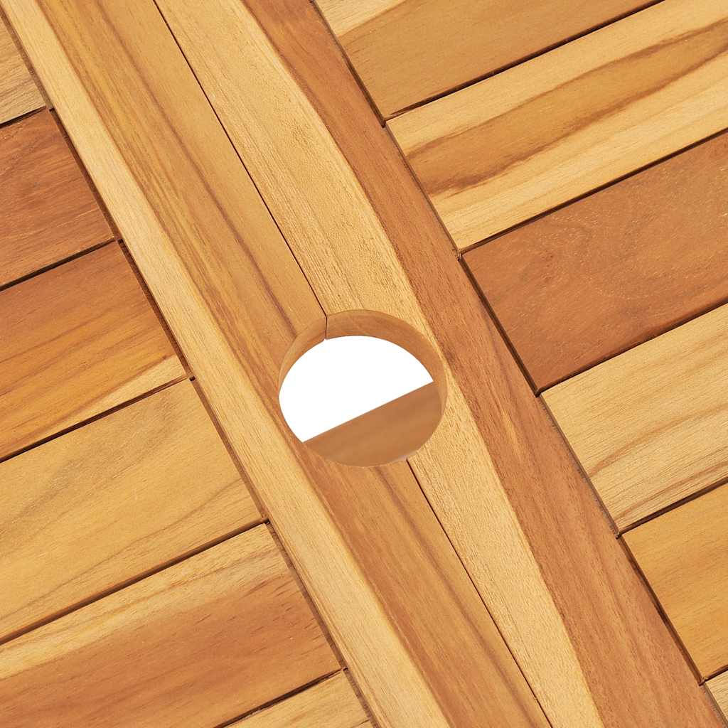 Set da Pranzo da Giardino 7 pz in Legno Massello di Teak | homemem39