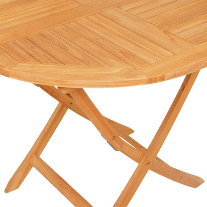 Set da Pranzo per Giardino 5 pz in Legno Massello di Teak - homemem39