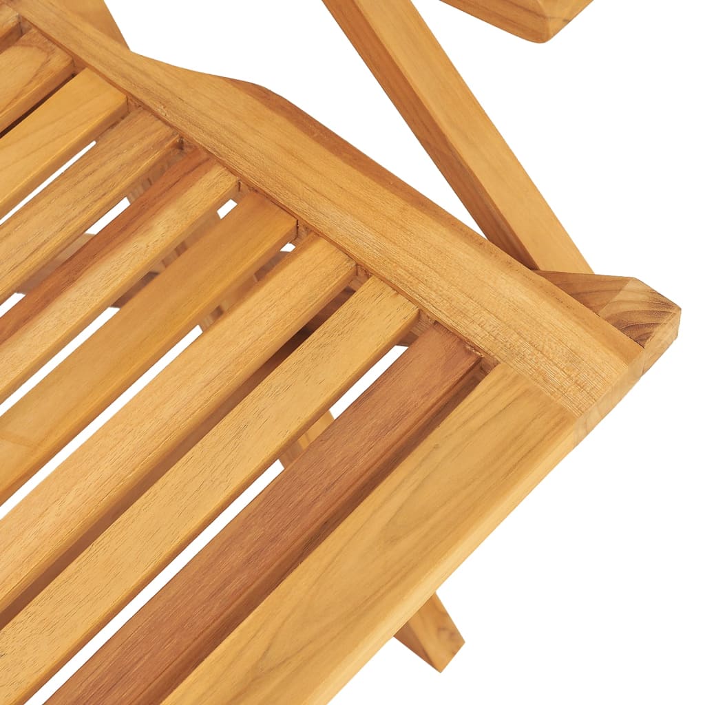 Set da Pranzo per Giardino 5 pz in Legno Massello di Teak | homemem39
