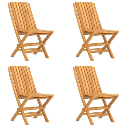 Set da Pranzo per Giardino 5 pz in Legno Massello di Teak | homemem39