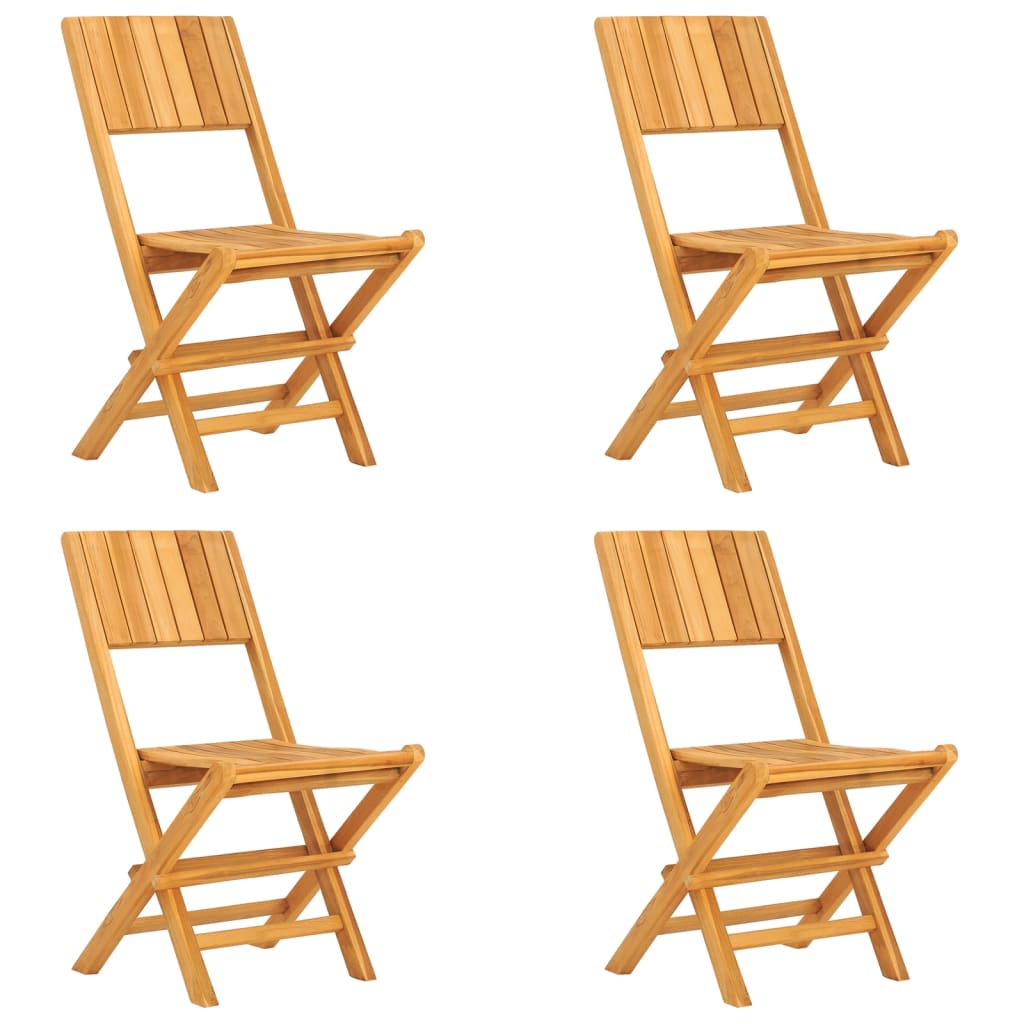 Set da Pranzo per Giardino 5 pz in Legno Massello di Teak | homemem39