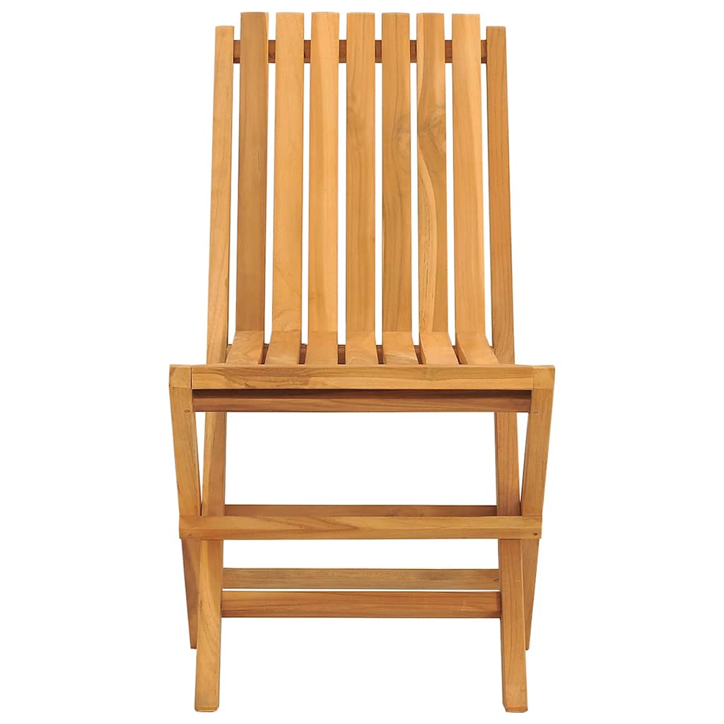 Sedie da Giardino Pieghevoli 6pz 47x47x89cm Legno Massello Teak - homemem39