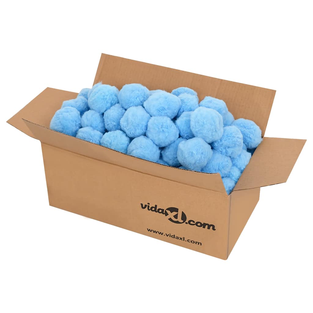 Sfere Filtranti Antibatteriche Piscina Blu 2100 g Polietilene | homemem39