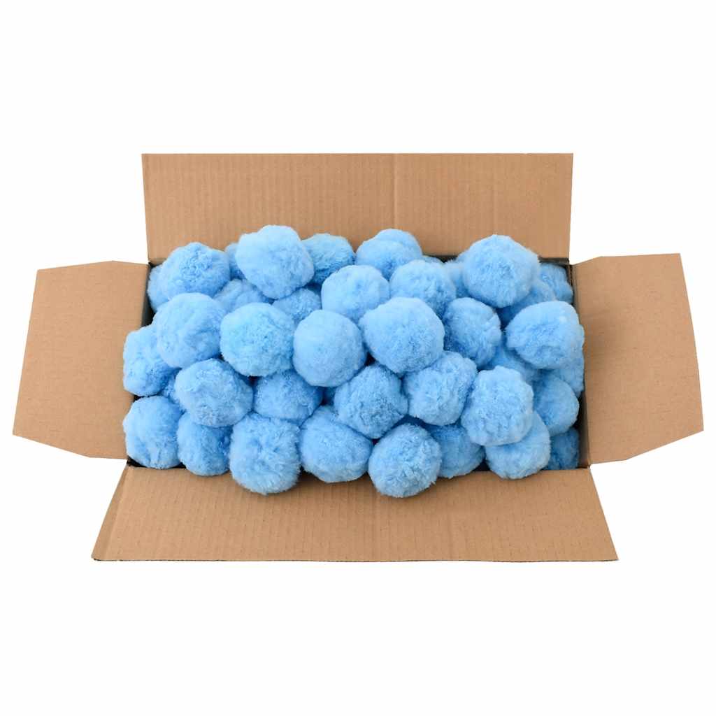 Sfere Filtranti Antibatteriche Piscina Blu 2100 g Polietilene | homemem39