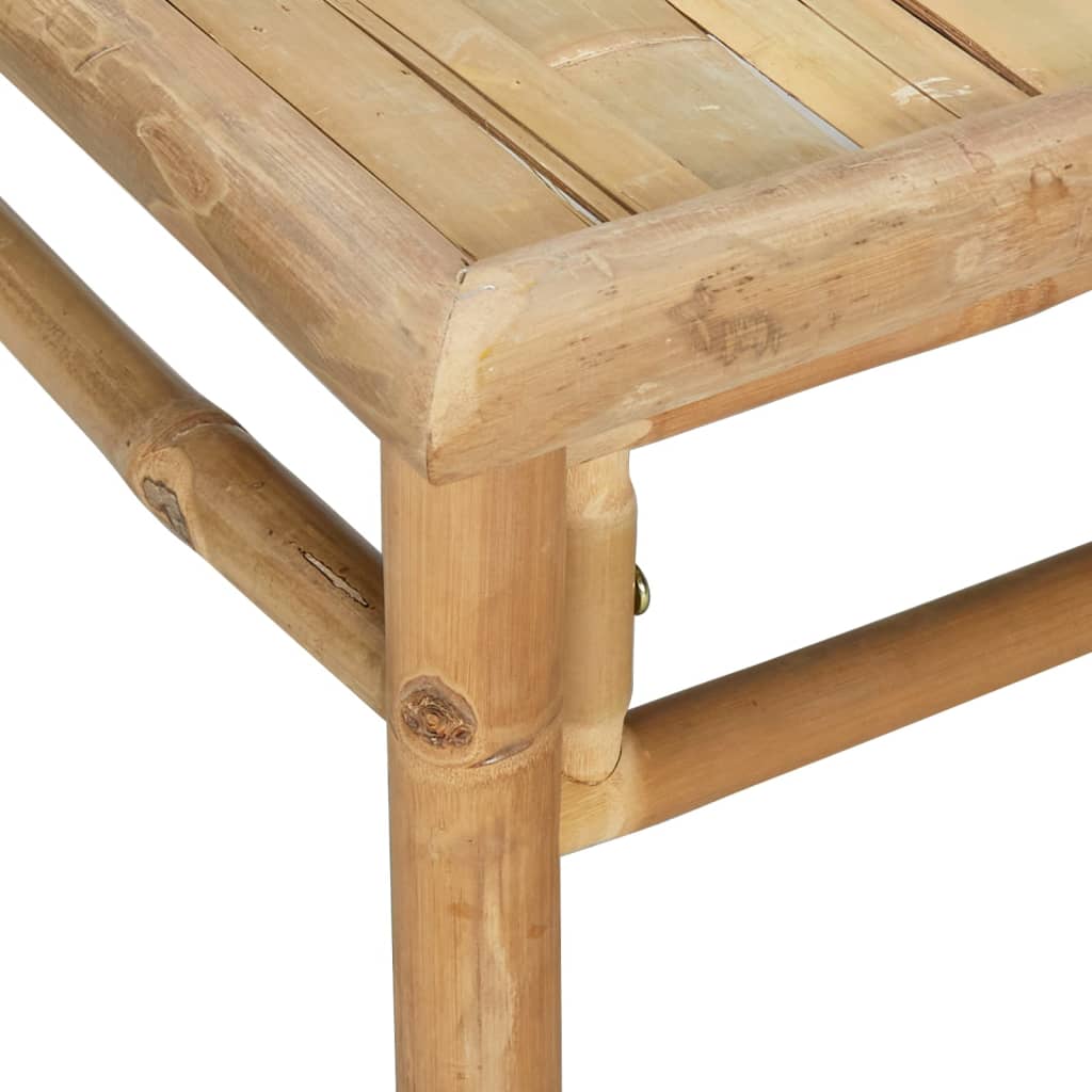 Set Salotto da Giardino 7pz con Cuscini Grigio Chiaro Bambù | homemem39