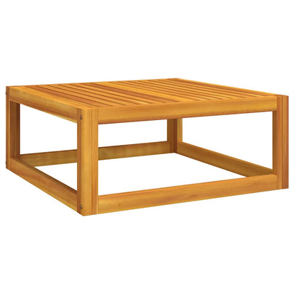 Set Salotto Giardino 7pz Cuscini Grigio Chiaro Legno Massello | homemem39