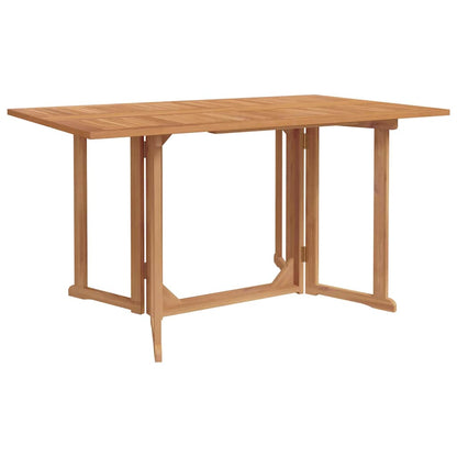 Set da Pranzo per Giardino 7 pcs Marrone Legno di teak solido