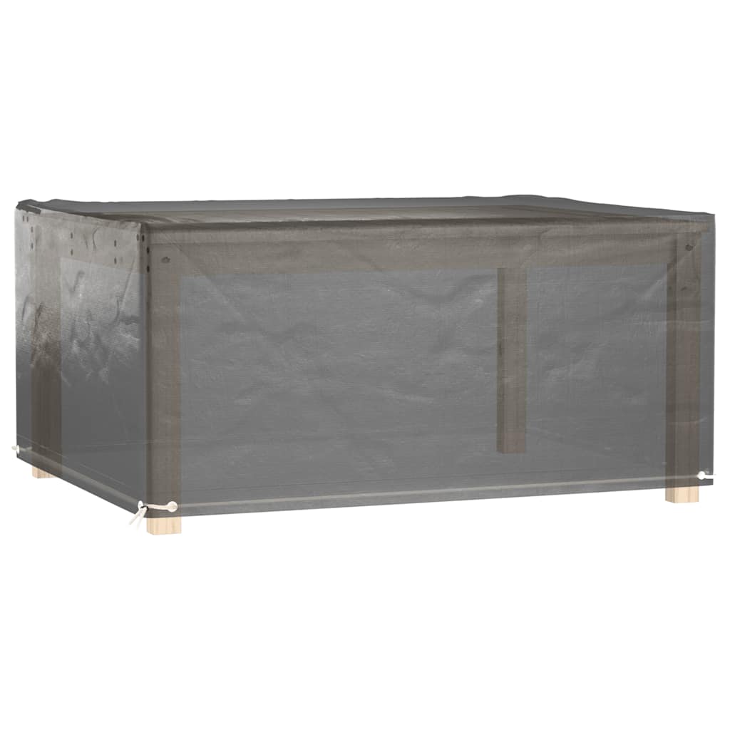 Copri Mobili Giardino 2pz 8 Occhielli 160x120x75cm Rettangolare | homemem39