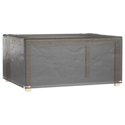 Copri Mobili Giardino 2pz 8 Occhielli 160x120x75cm Rettangolare | homemem39