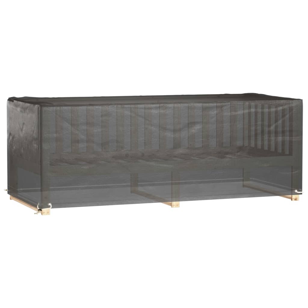 Copri Mobili Giardino 2pz 8 Occhielli 192x82x65cm Rettangolare | homemem39