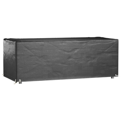 Copri Mobili Giardino 2pz 8 Occhielli 192x82x65cm Rettangolare | homemem39