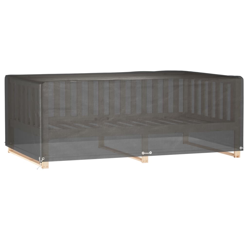 Copri Mobili Giardino 2pz 12Occhielli 213x132x75cm Rettangolare | homemem39