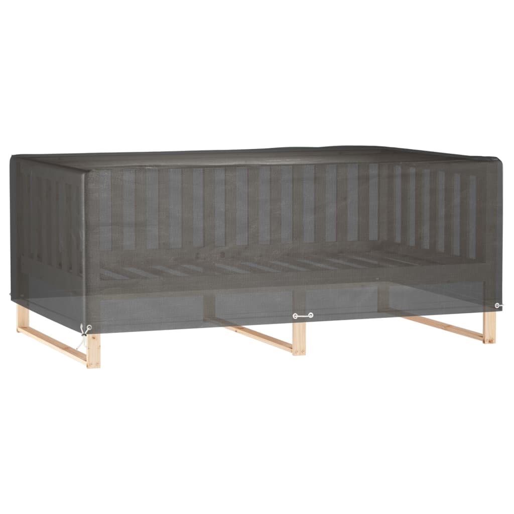 Copri Mobili Giardino 2pz 12Occhielli 227x152x65cm Rettangolare