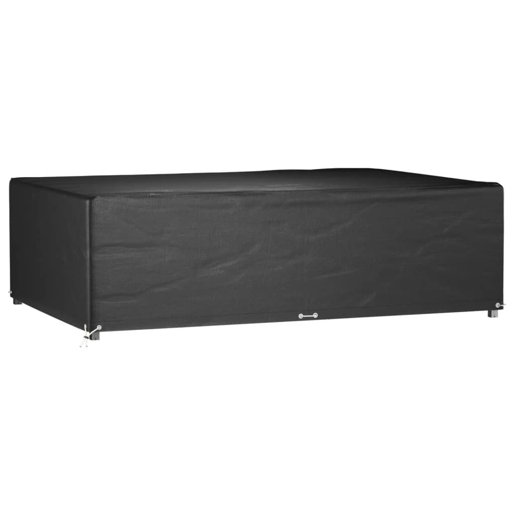 Copri Mobili Giardino 2pz 12Occhielli 227x152x65cm Rettangolare - homemem39