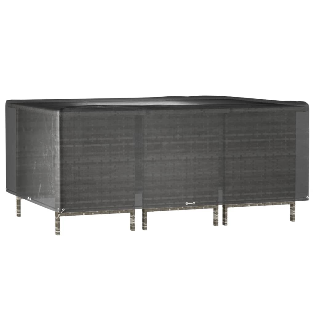 Copri Mobili Giardino 2pz 12Occhielli 270x180x90cm Rettangolare | homemem39