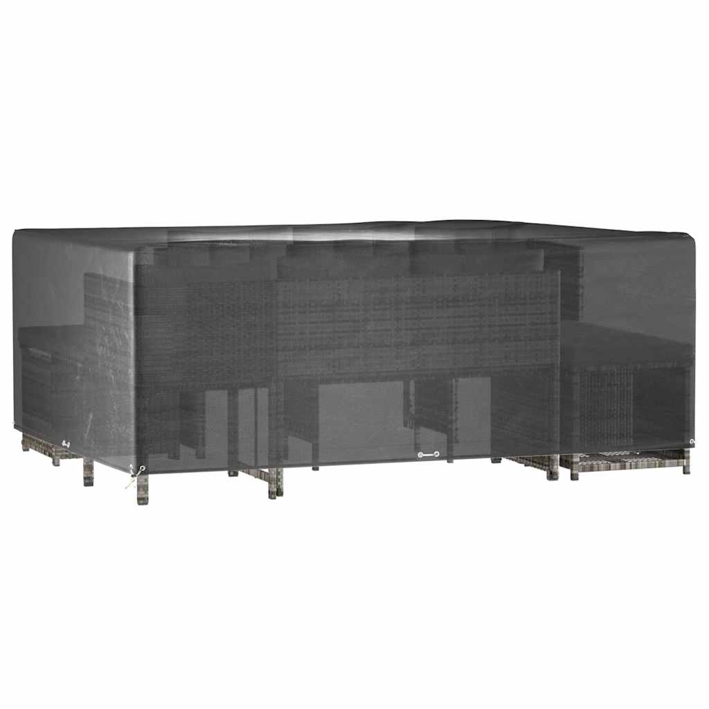 Copri Mobili Giardino 2pz 16 Occhielli 300x250x90cm Rettangolo | homemem39