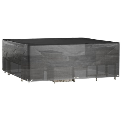 Copri Mobili da Giardino 2pz 16 Occhielli 300x300x75cm Quadrato