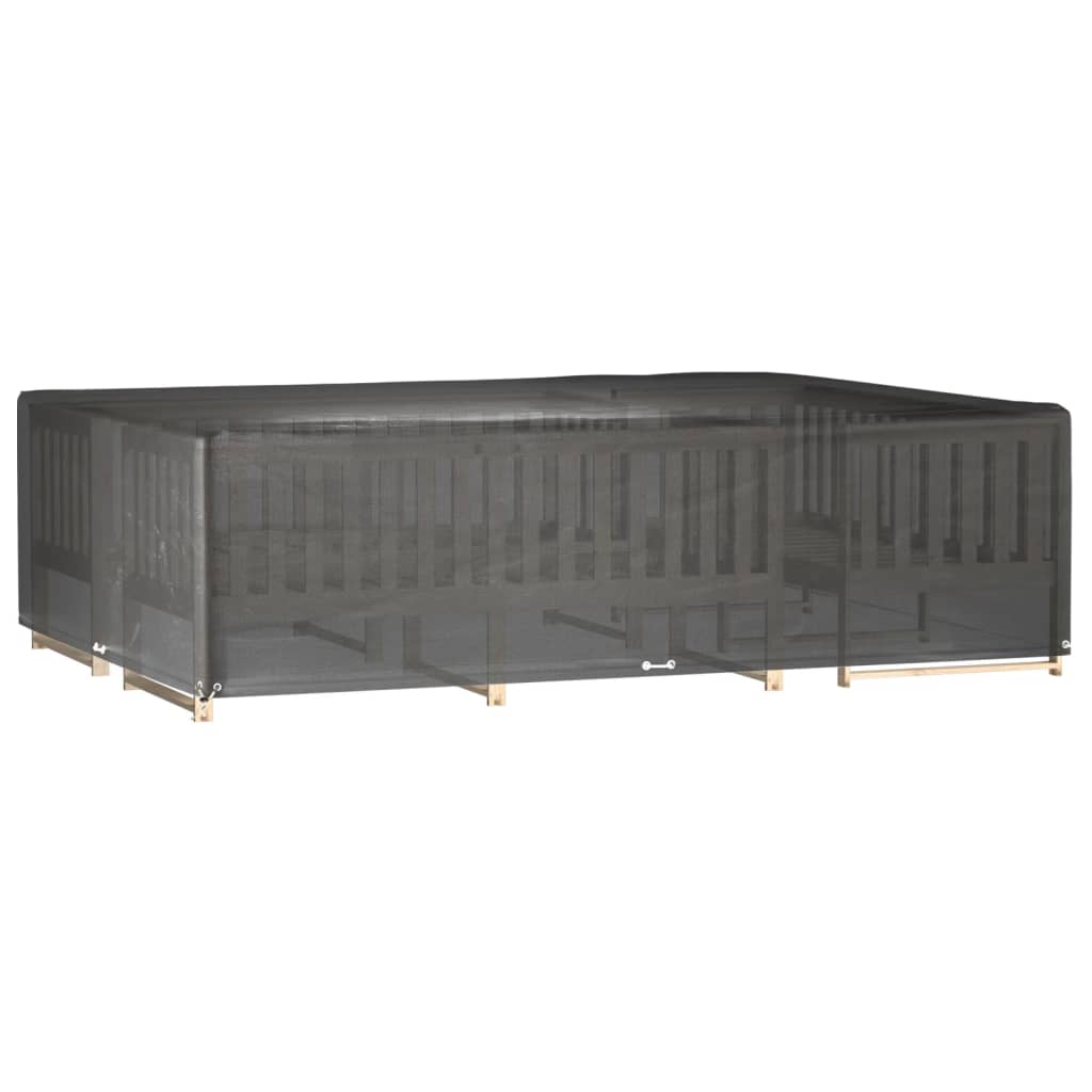 Copri Mobili Giardino 2pz 16 Occhielli 300x200x75cm Rettangolo | homemem39
