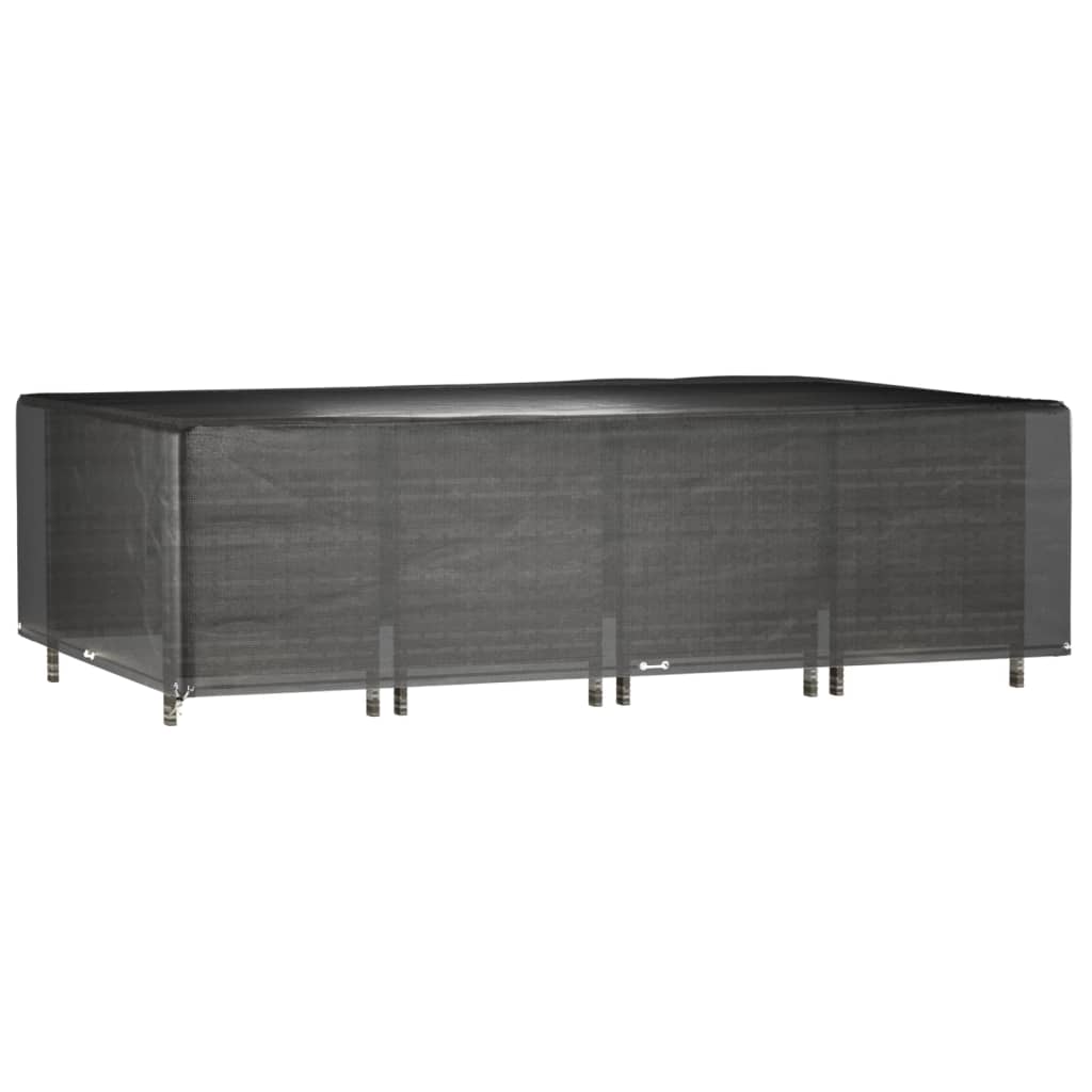 Copri Mobili Giardino 2pz 16 Occhielli 325x205x90cm Rettangolo