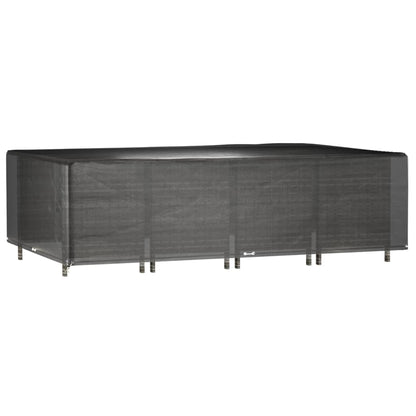 Copri Mobili Giardino 2pz 16 Occhielli 325x205x90cm Rettangolo