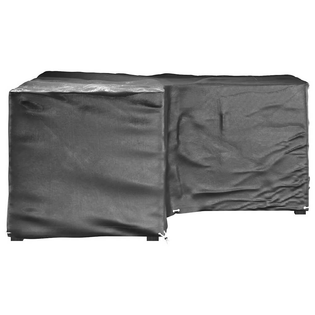 Coperture Mobili da Giardino a L 2pz 12 Occhielli 185x185x90cm | homemem39
