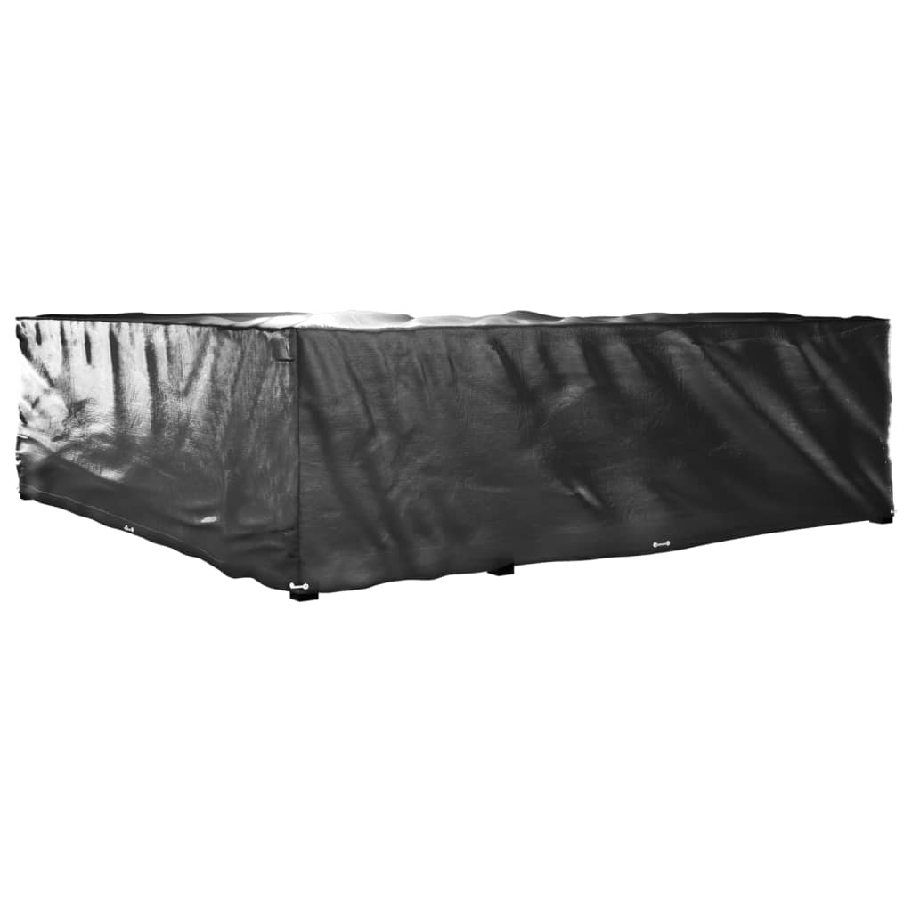 Coperture Mobili da Giardino a L 2pz 20 Occhielli 300x300x90cm | homemem39