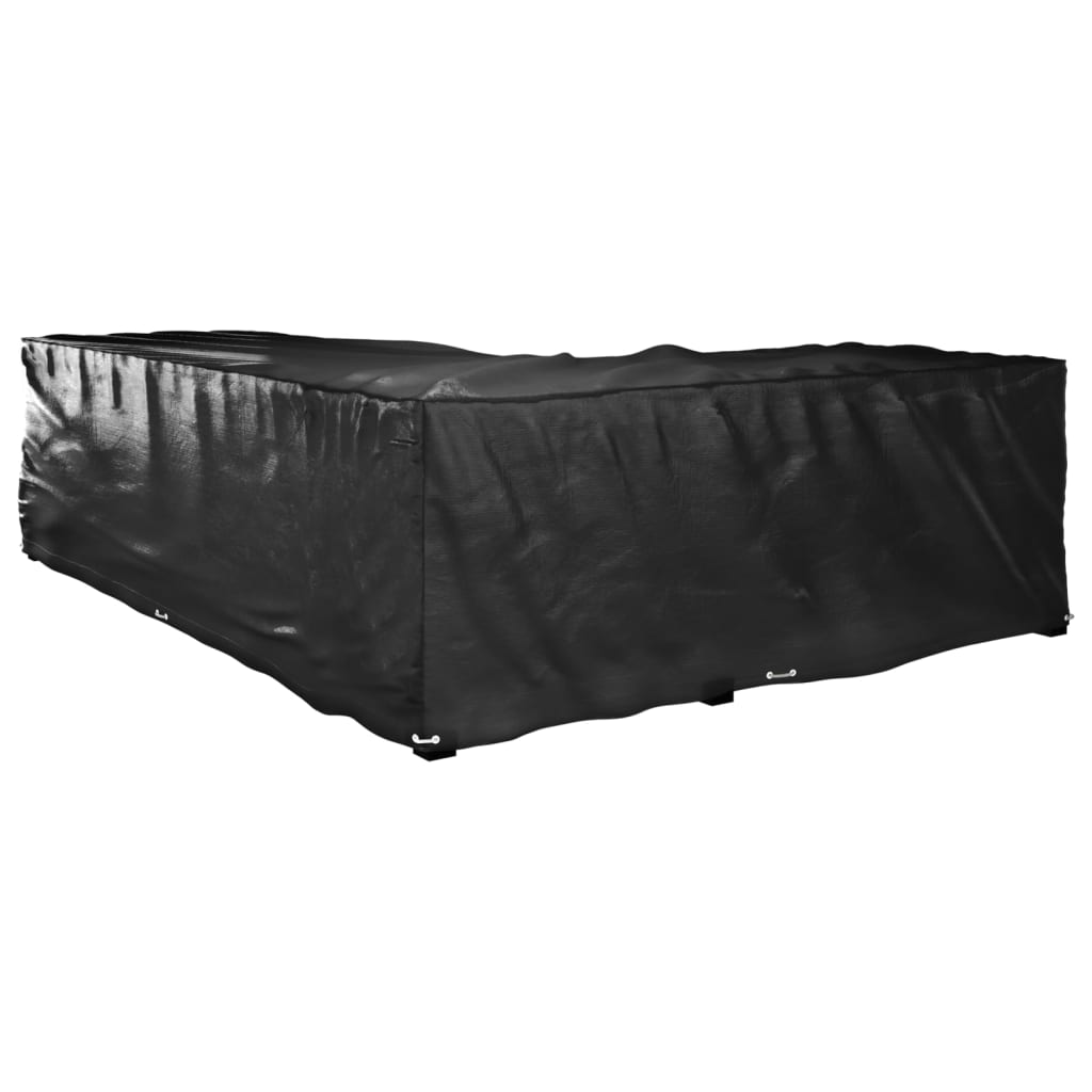 Coperture Mobili da Giardino a L 2pz 18 Occhielli 220x285x80cm - homemem39