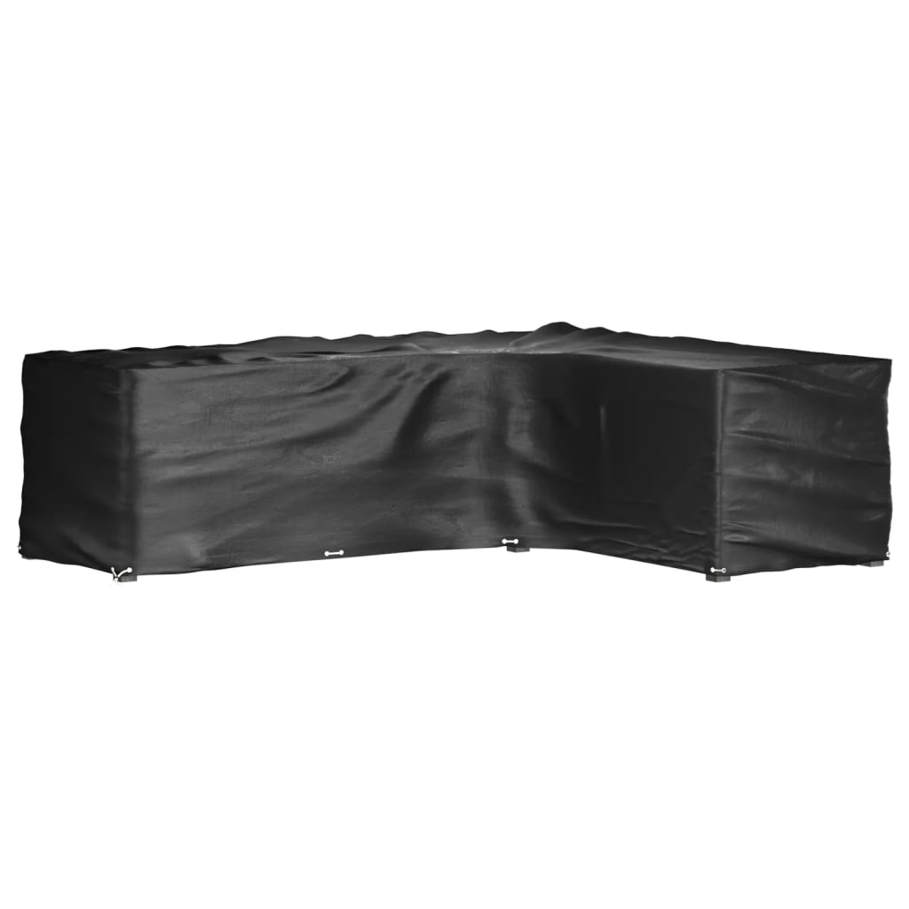 Coperture Mobili da Giardino a L 2pz 18 Occhielli 285x220x80cm | homemem39