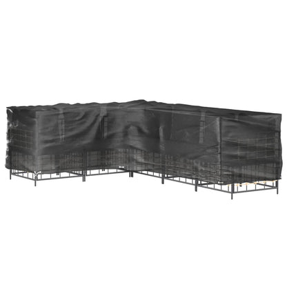 Coperture Mobili da Giardino a L 2pz 16 Occhielli 210x260x80cm | homemem39