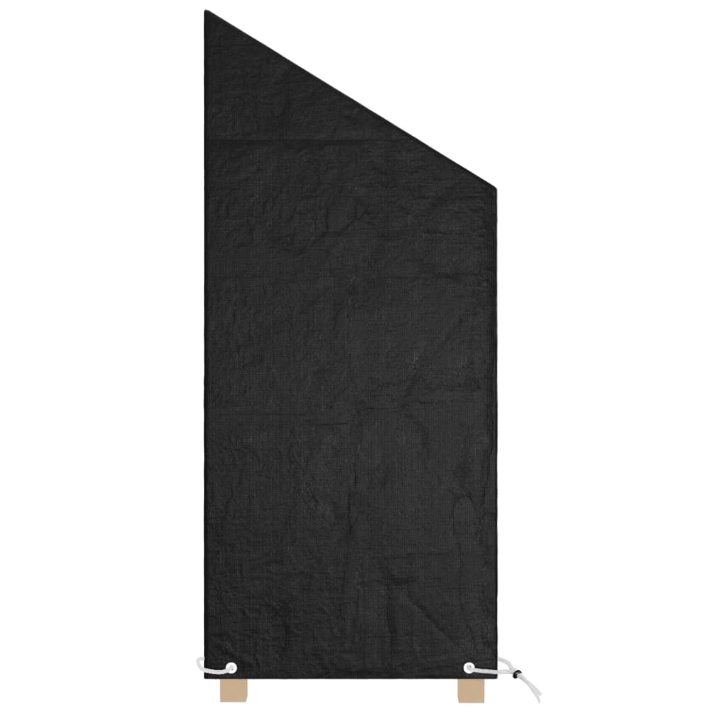 Coprisedie Giardino 2pz 8 Occhielli 65x65x110/150cm Polietilene | homemem39