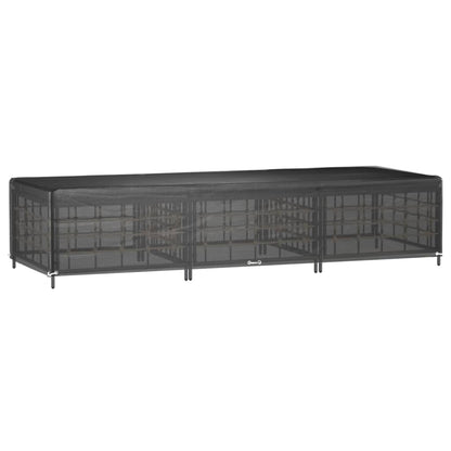 Coperture per Sdraio 2pz 12 Occhielli 205x75x40 cm Polietilene
