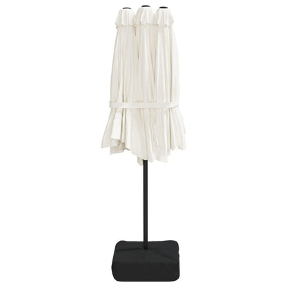 Ombrellone a Doppia Testa Bianco Sabbia 449x265 cm | homemem39