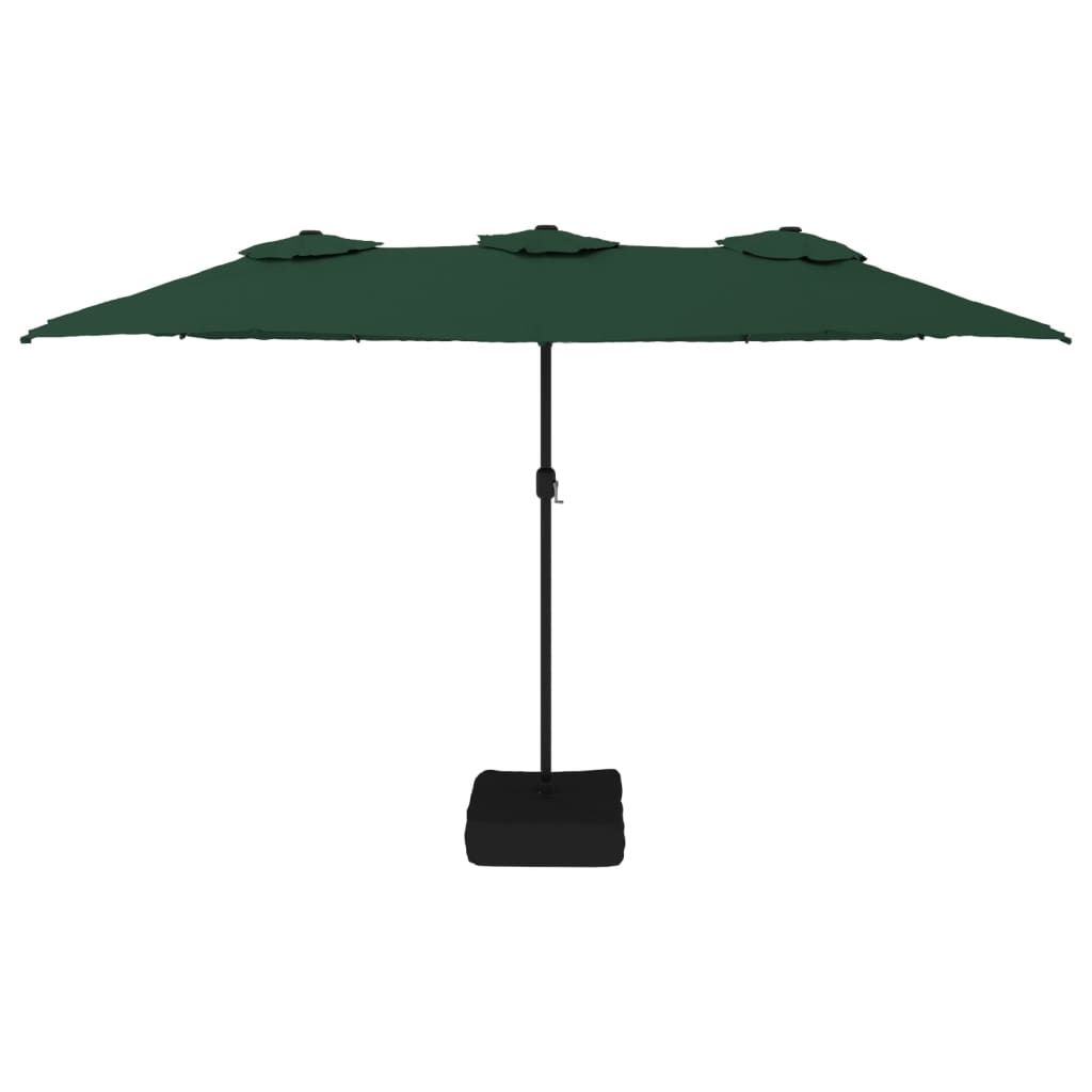 Ombrellone a Doppia Testa Verde 449x265 cm | homemem39