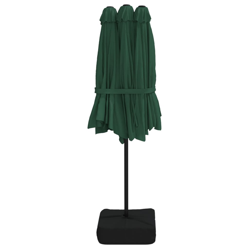 Ombrellone a Doppia Testa Verde 449x265 cm | homemem39