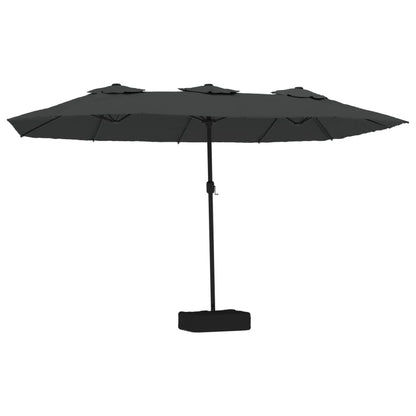 Ombrellone a Doppia Testa Antracite 449x265 cm | homemem39