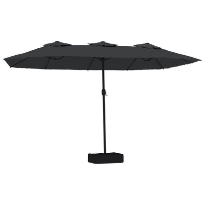 Ombrellone a Doppia Testa Nero 449x265 cm | homemem39