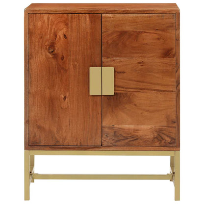 Credenza 60x35x75 cm in Legno Massello di Acacia