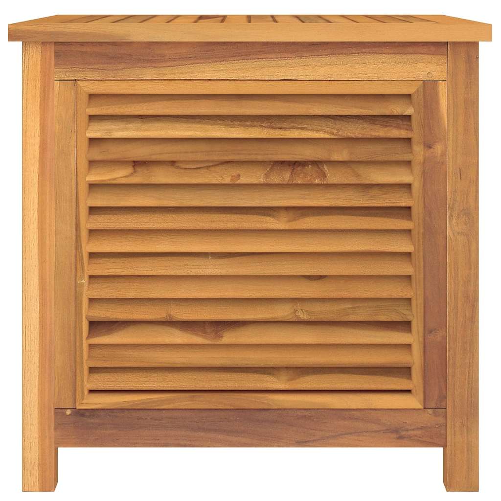 Contenitore Giardino con Borsa 60x50x58cm Legno Massello Teak