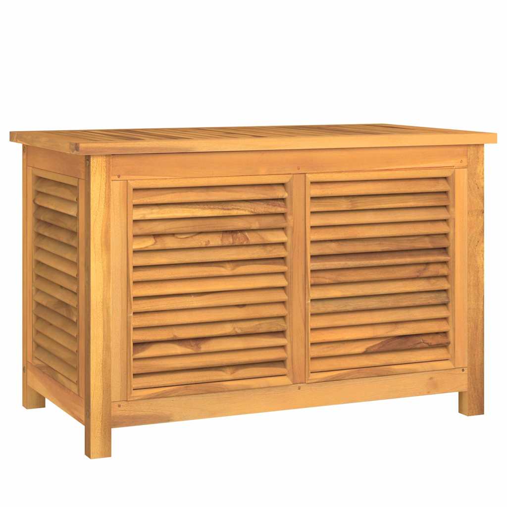 Contenitore Giardino con Borsa 90x50x58cm Legno Massello Teak