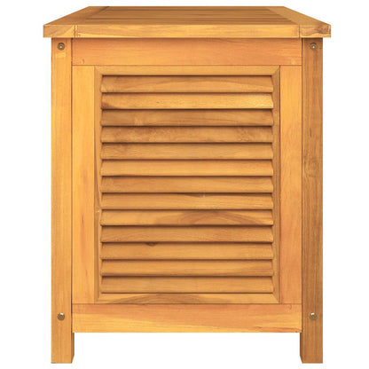Contenitore Giardino con Borsa 90x50x58cm Legno Massello Teak | homemem39