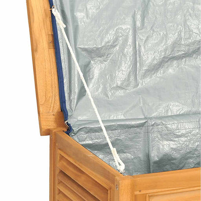 Contenitore Giardino con Borsa 90x50x58cm Legno Massello Teak | homemem39