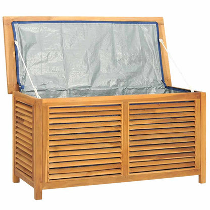 Contenitore Giardino con Borsa 114x50x58cm Legno Massello Teak | homemem39